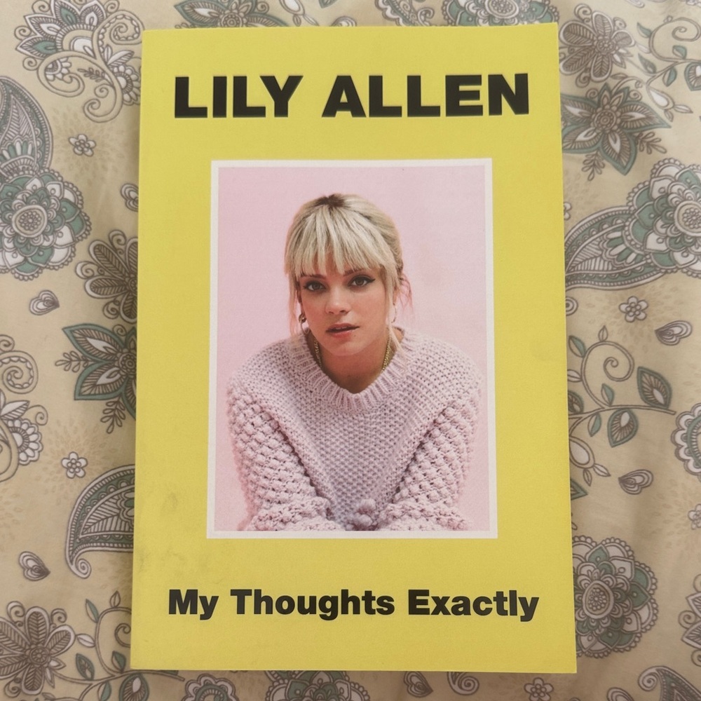 Lily Allen 'My Thoughts Exactly' Book